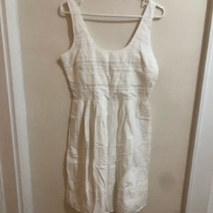 White tank top dress
